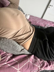 Hard nipples this morning part 1