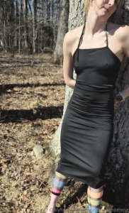 Black dress nice ass sunny day part 9