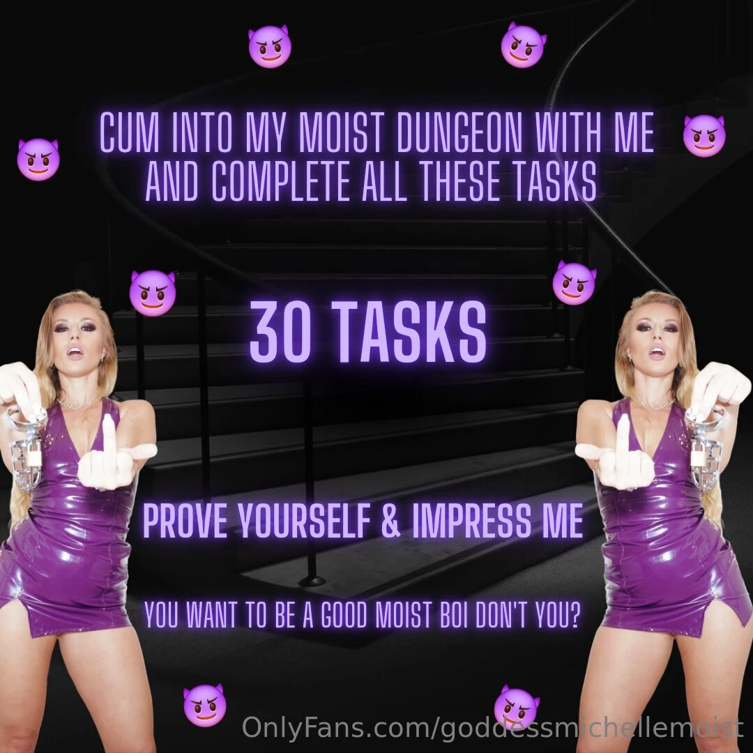 Tip 15 and recieve 30 tasks to complete if you complete all 30 tasks 