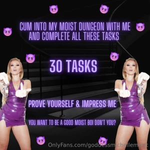 Tip 15 and recieve 30 tasks to complete if you complete all 30 tasks