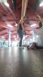 Working my booty to keep you guys happy