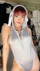 Zipped up just enough to keep you wondering