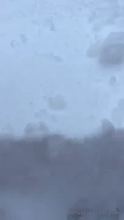 Got dumped on with 19 inches of snow 