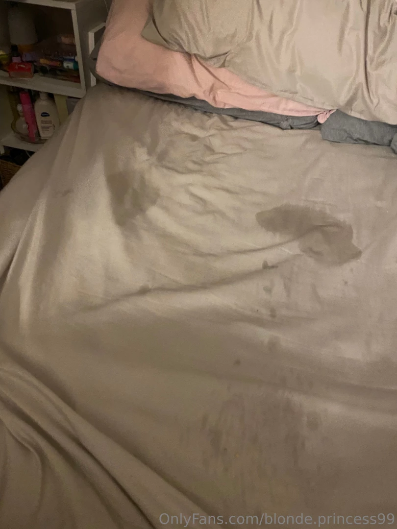 Made a mess of my bed 
