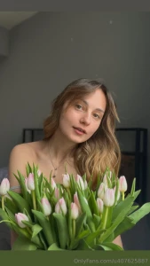 Thank you for the flowers sweetie now are you ready to open those