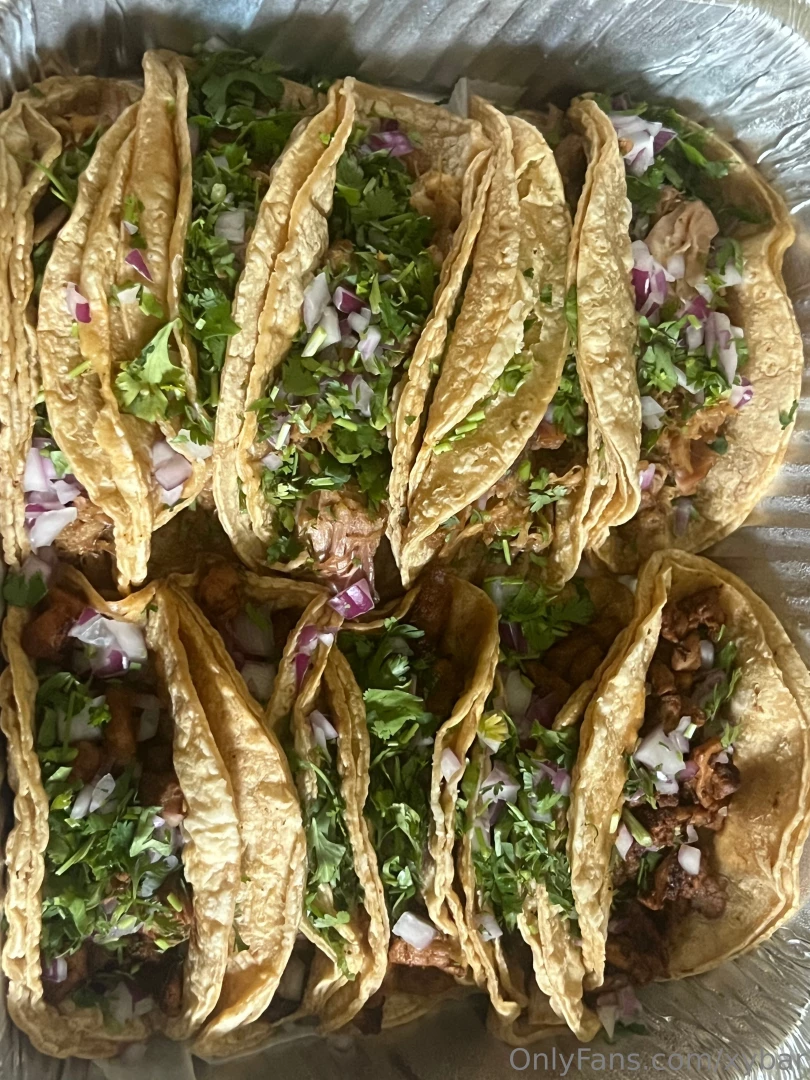 Stuffed an order of 10 tacos today here s the aftermath stuffing vid part 1 