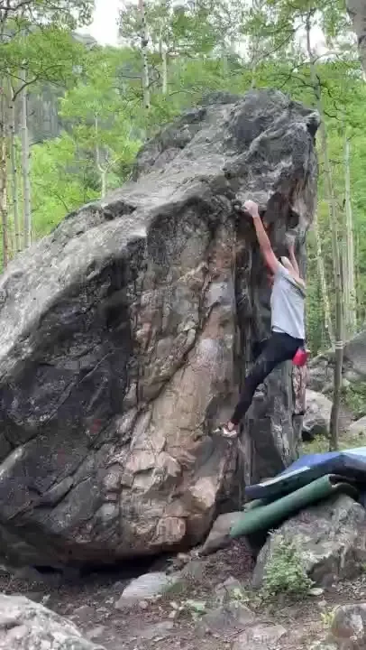 I just got down from an amazing day up in the mountains rock climbing 