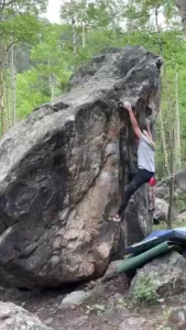 I just got down from an amazing day up in the mountains rock climbing