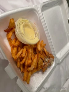 Went out and got wings and fries today picture is just what i brought