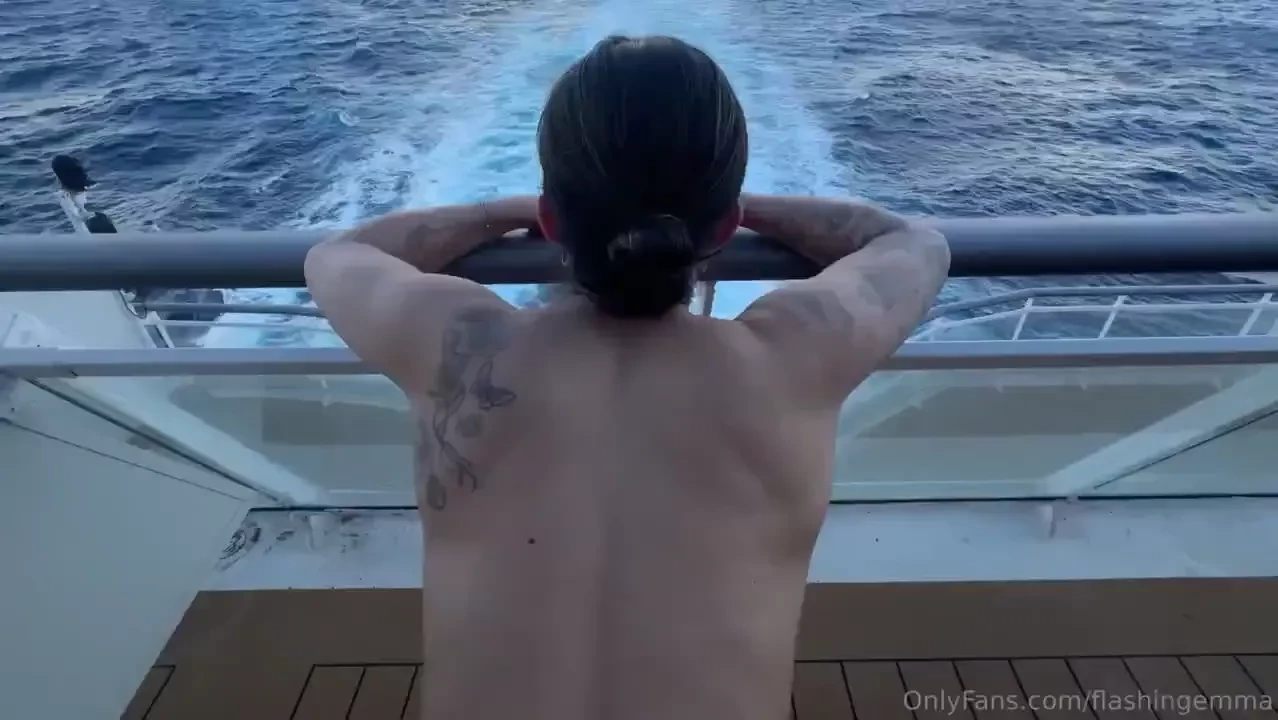 Getting bent over and fucked on my cruise ship balcony 