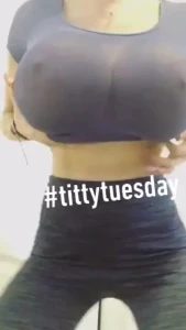 Tittytuesday thanks to you message any requests you know i m shy but