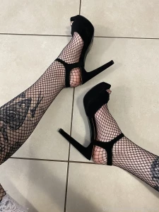 Walking around the house wearing nothing but stockings and heels 7 part 3