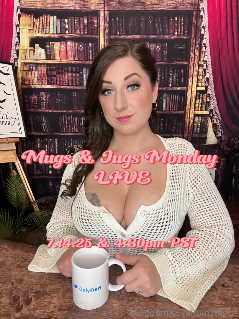 Mugs amp jugs monday is going to be live got a burning question you 