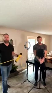 Behind the scenes live stream with your_favorite_snack and nick_smash