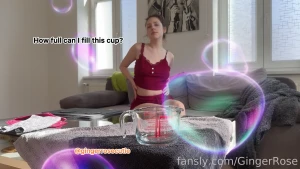 How much do you think i can fill the measuring cup with my morning pee