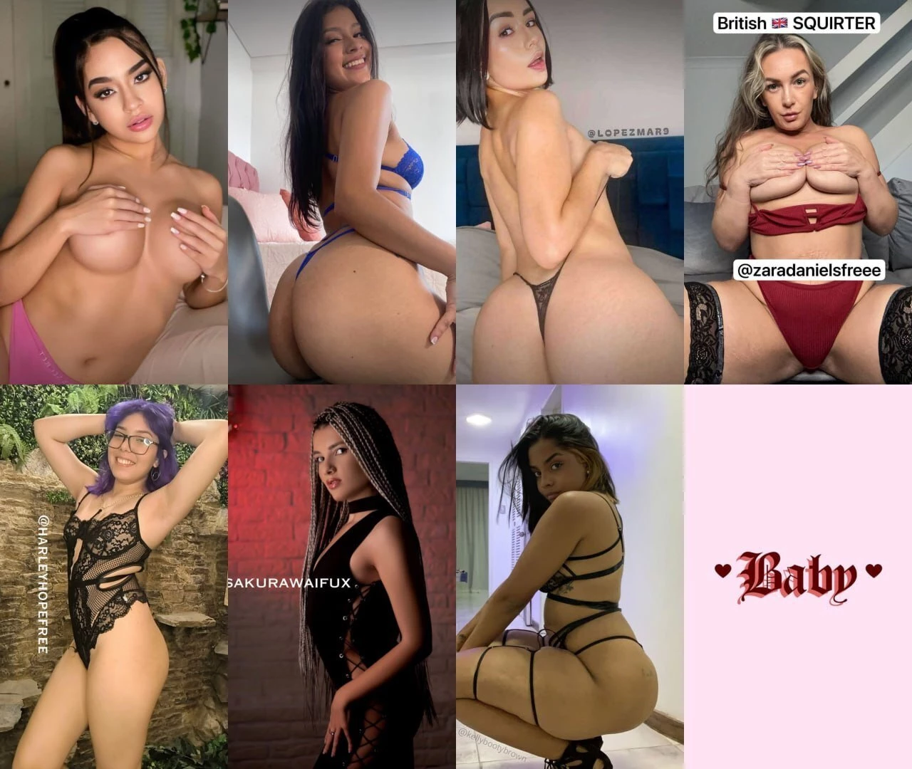 These sluts will make you horny emilylopez777 looolita_fox lopezmar9 