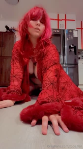 Sexy new robe lingerie and wax play part 3