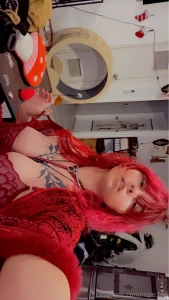 I adore how well this lingerie and robe go together part 3