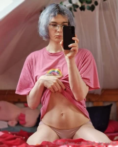 Dressed in pink playing with myself part 3