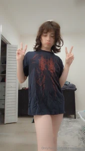 Black shirt amp thong 3 part 9