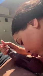 New mini episode aliyah hadid gave me a bj on her balcony in front of