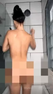 Come join me for a steamy shower tease watch me strip down lather up