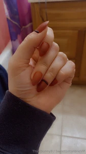 New nails who wants to see these rub my pussy