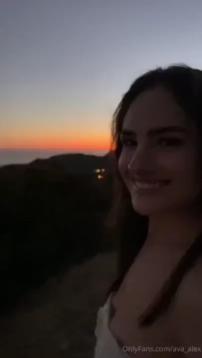 Enjoying the beautiful sunset tonight 