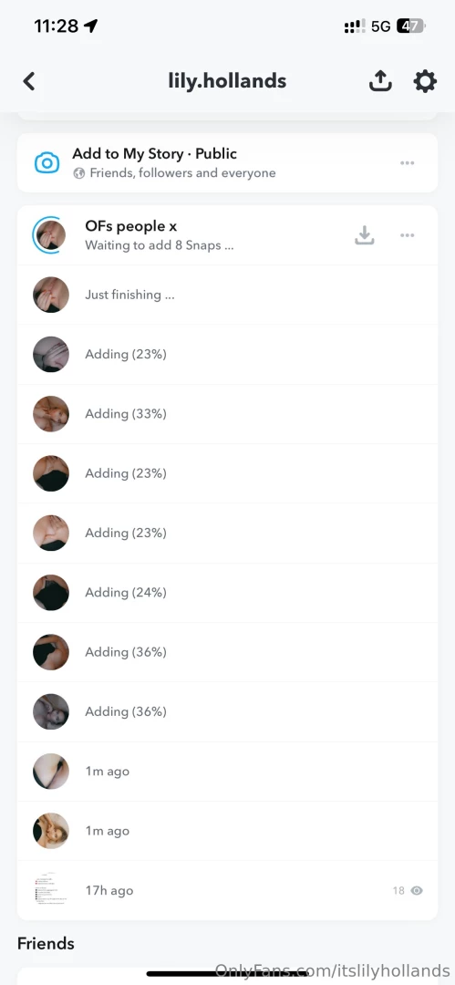 I m uploading some pussy play videos onto my snapchat this morning tip 