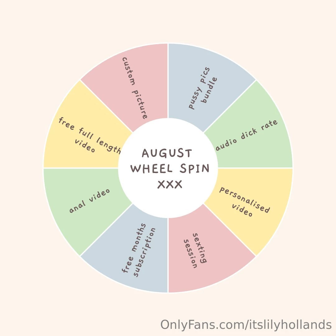 August wheel spin 1 spin for 5 or 3 spins for 10 throughout august 