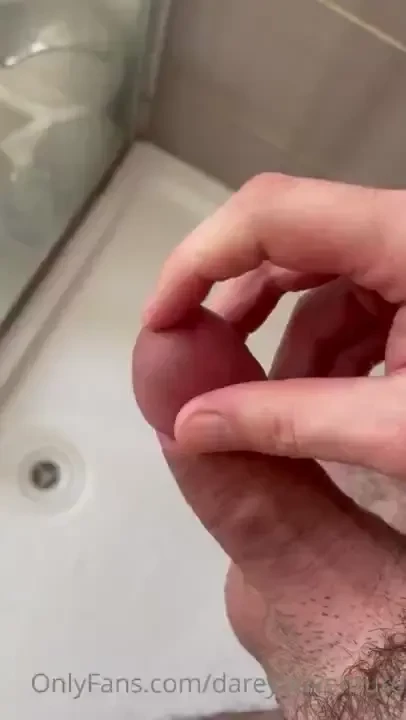 A quick stroke in the shower plus a view you haven t seen before 