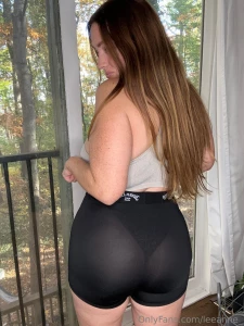 You can see a little bit through these shorts