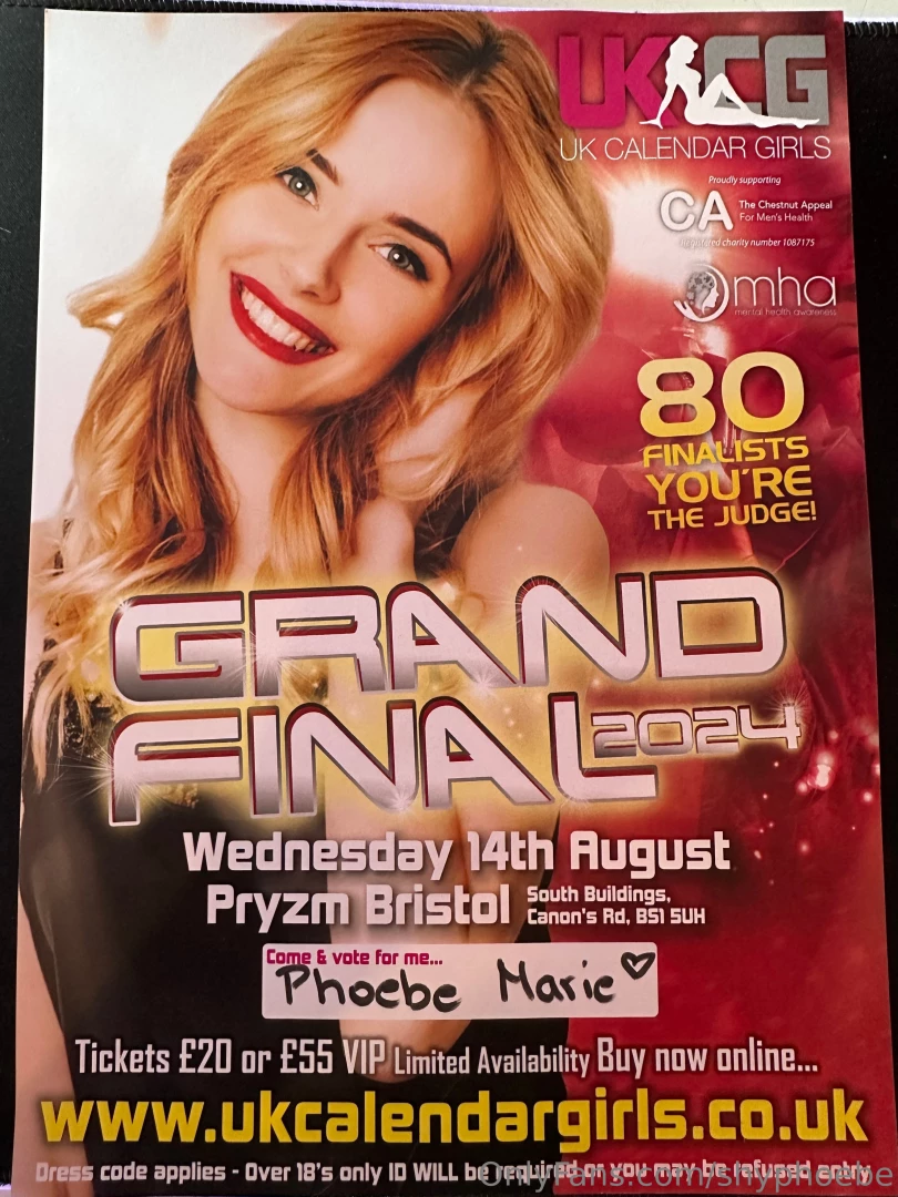 The grand finals of the calendar girls competition is happening next 