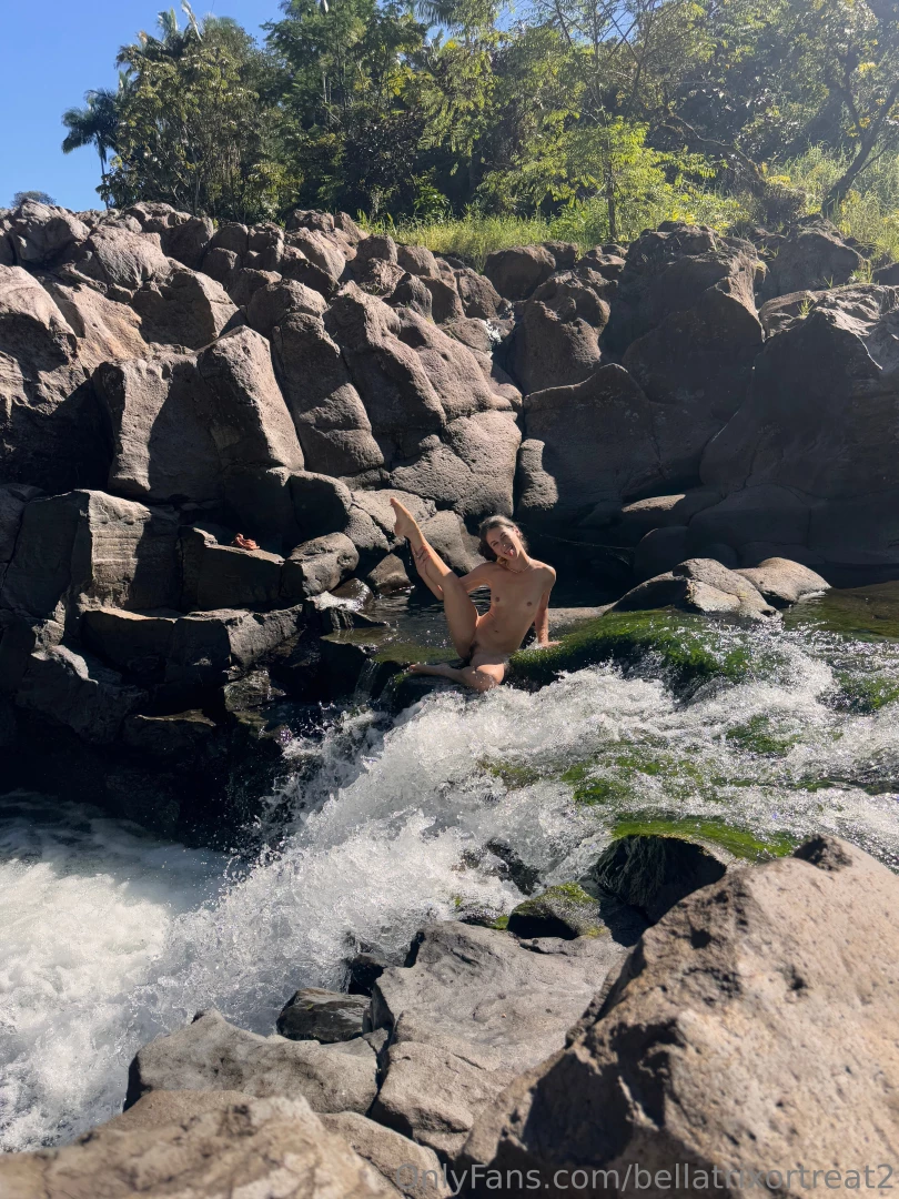 When exploring along the river on east side last week we got to a spot part 2 