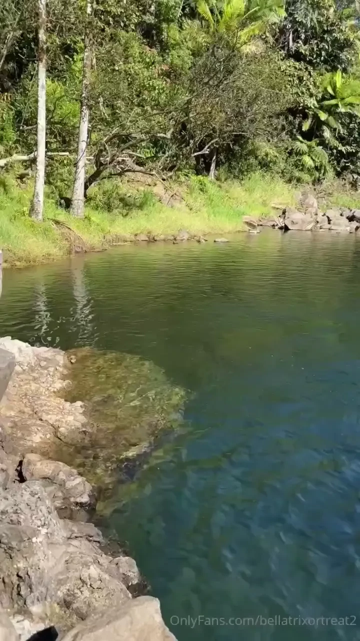 When exploring along the river on east side last week we got to a spot 