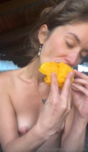 Right before leaving for la i was given the juiciest most delicious