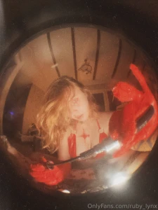 I see you through my red flame tot