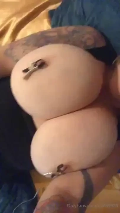 My boobs may be extra sensitive but it just makes the clamps more part 1 