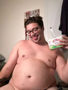 Replace the ice cream with lard and make me your fat fuck butterball part 4