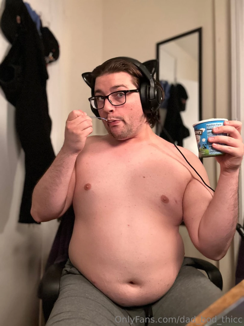 Talking about the effects of the ice cream diet while finishing my 