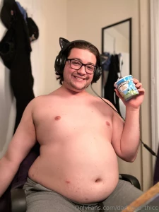 Talking about the effects of the ice cream diet while finishing my part 2