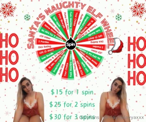 Santa s naughty elf wheel amazing prizes