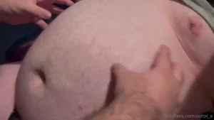 Videos i took while stuffing myself to the brin ft my boyfriend part 2