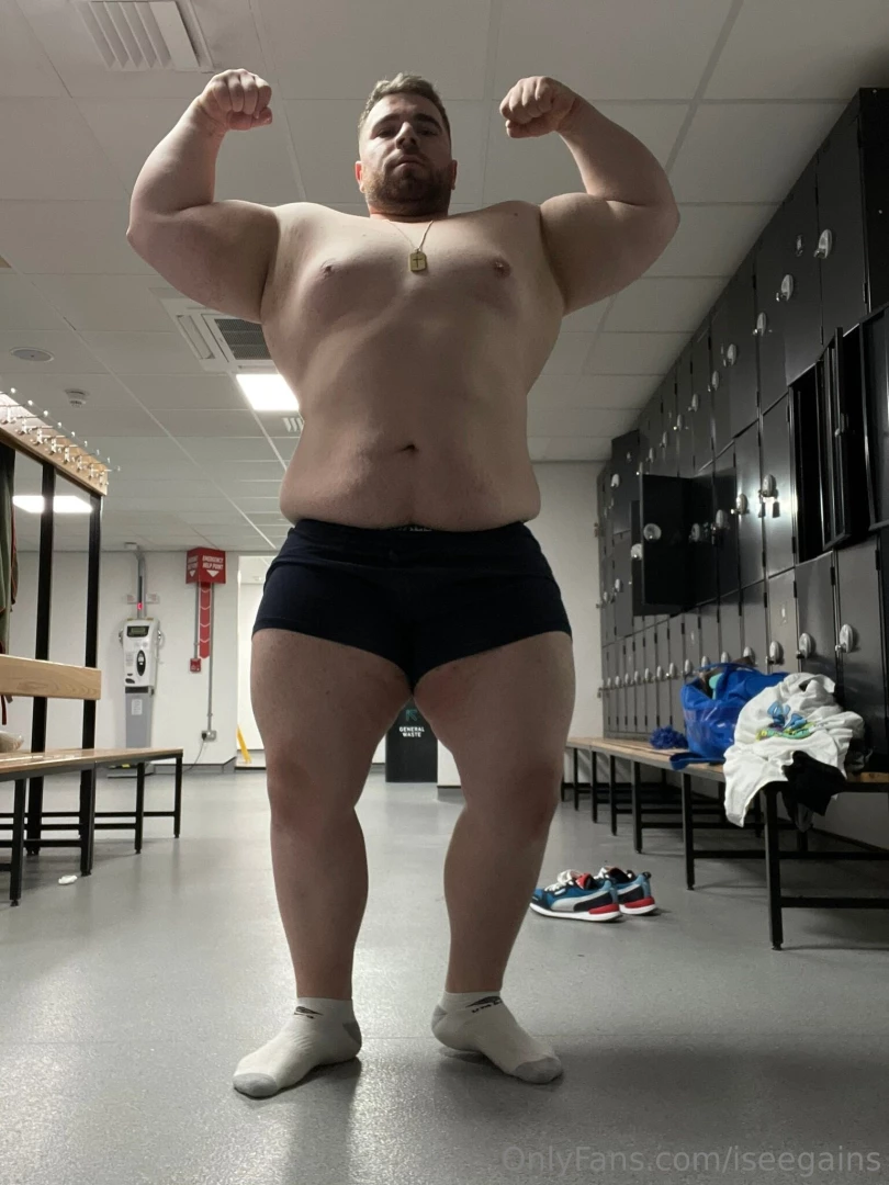 Last year at this time hulking up 