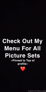 I will have a pinned menu at the top of my profile from now on
