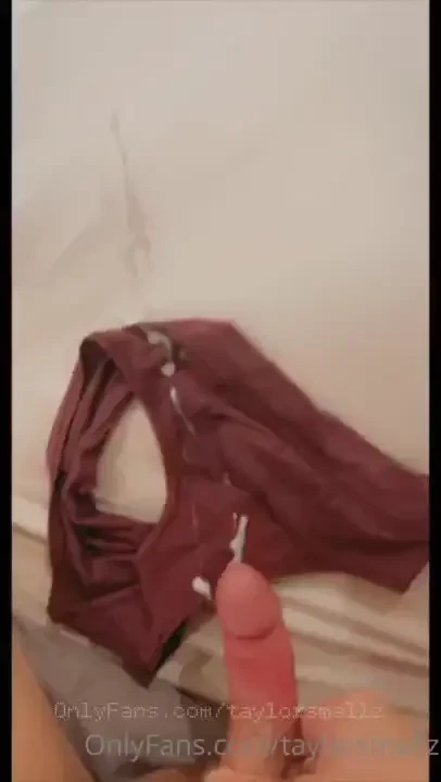 Just mailed this panties to one of you i love staining my panties for 