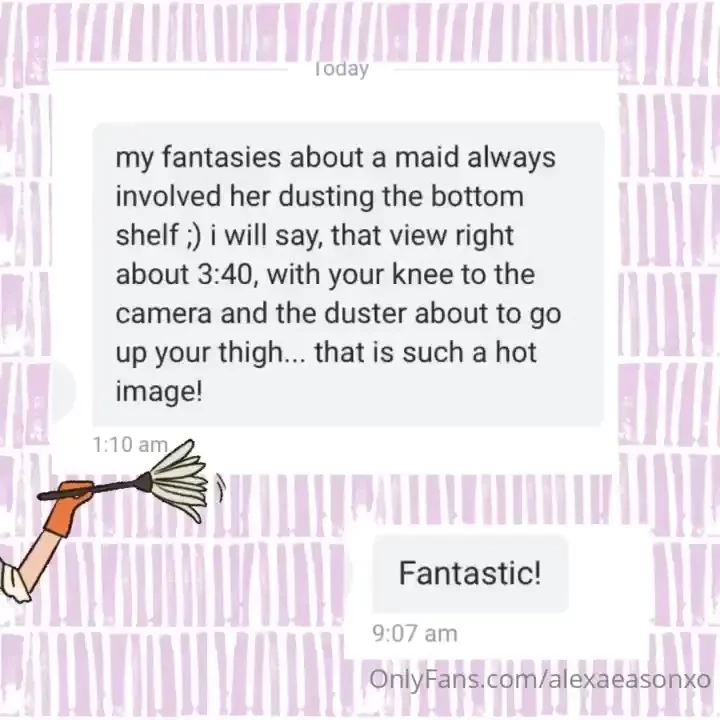 A few responses to my naughty maid video send me a message if you d 