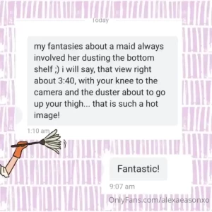 A few responses to my naughty maid video send me a message if you d