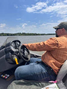 Hey guys it s the wife i actually made this man take a day off for