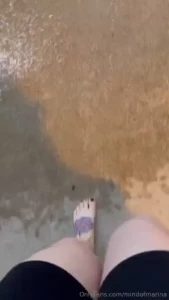 Barefoot in the snow on halloween